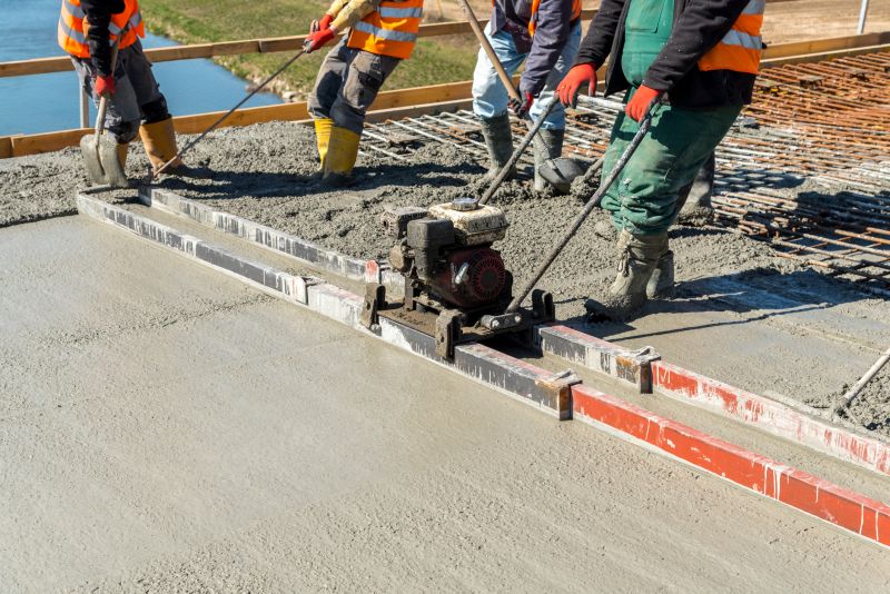 Our team working on Stamped Concrete Service projects in Denver, CO
