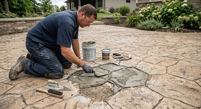 Decorative Concrete Repair in Arapahoe County, CO