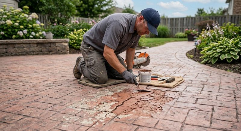 Decorative Concrete Repair in Boulder, CO