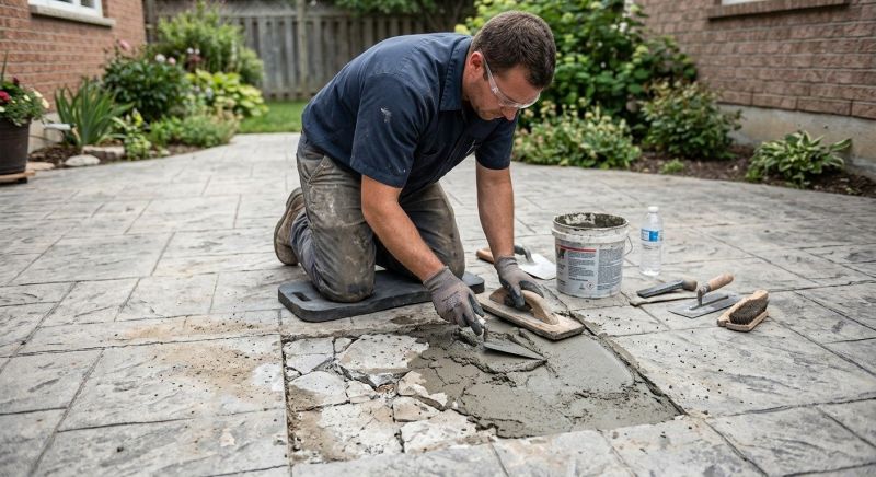 Decorative Concrete Repair in Englewood, CO