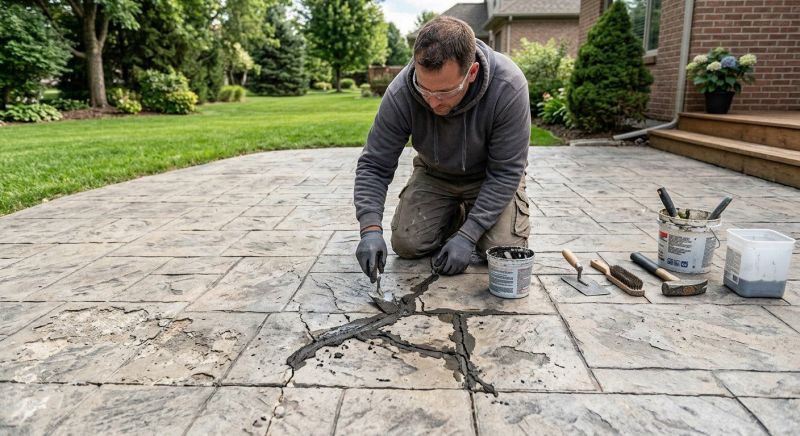 Decorative Concrete Repair in Wheat Ridge, CO
