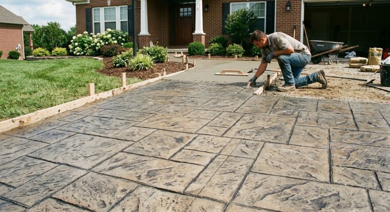 Driveway Stamping in Brighton, CO