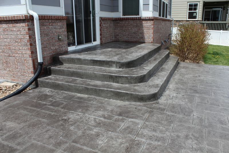 Stamped Concrete Installation in Conifer, CO