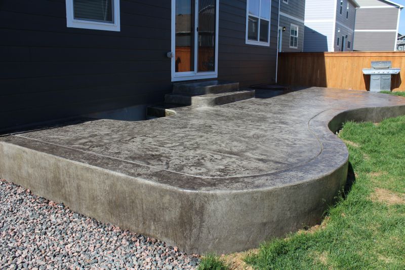 Stamped Concrete Installation in Erie, CO