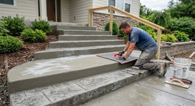 Stamped Concrete Installation in Morrison, CO