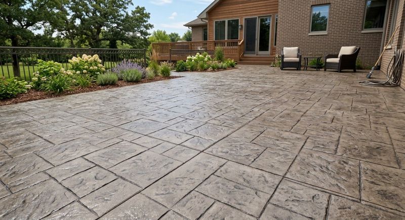 Stamped Concrete Replacement in Louisville, CO