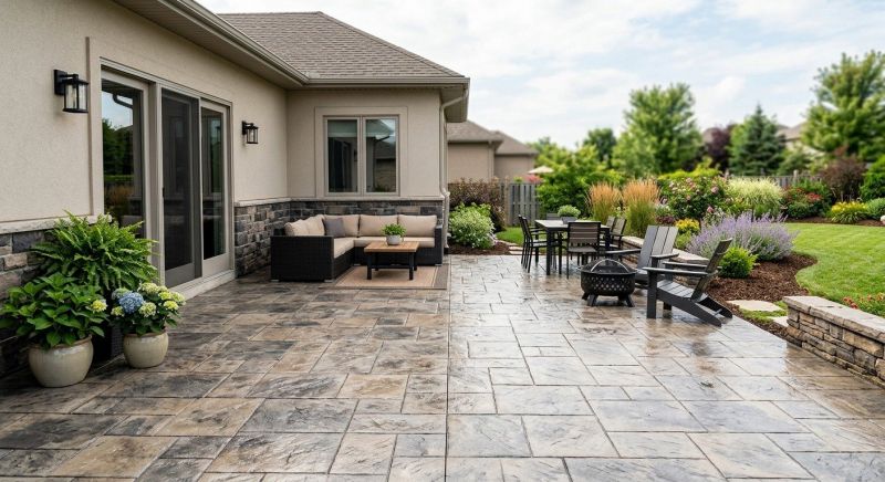Stamped Concrete Resurfacing in Denver, CO